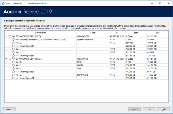 acronis true image 2018 restore drive greyed out says raid