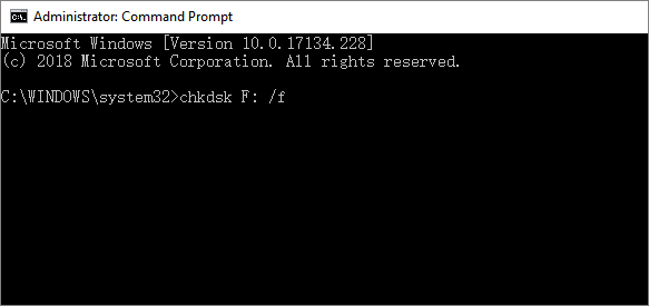 restore videos using cmd